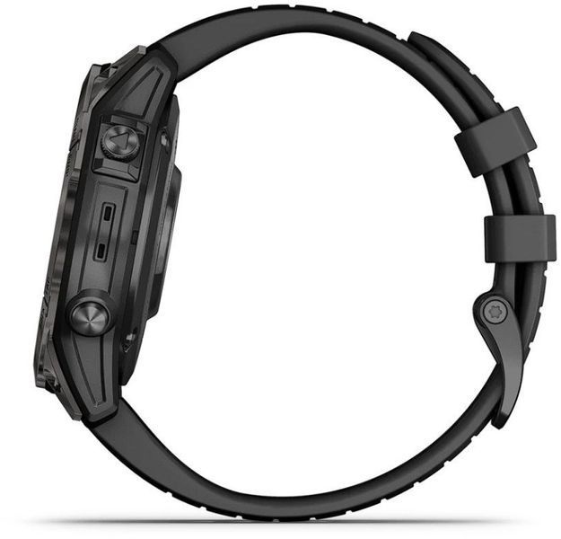 Смарт-часы Garmin Epix Pro (Gen 2) 47mm Sapphire Carbon Grey DLC Titanium with Black Band 1118722 фото
