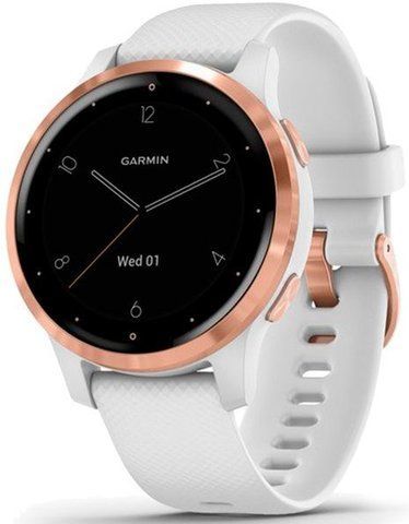 Смарт-годинник Garmin vivoactive 4S White/Rose Gold 755028 фото