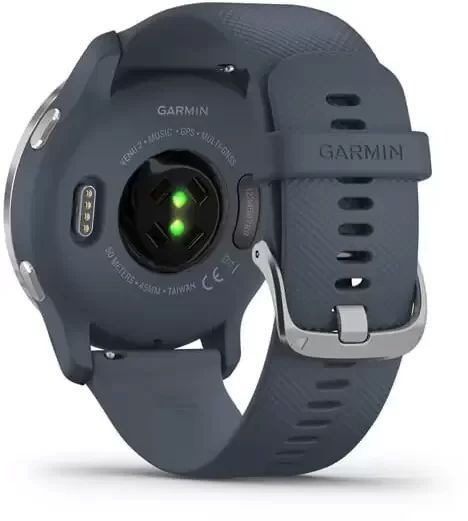 Смарт-часы Garmin Venu 2 Silver Stainless Steel Bezel with Granite Blue Case and Silicone Band 815720 фото