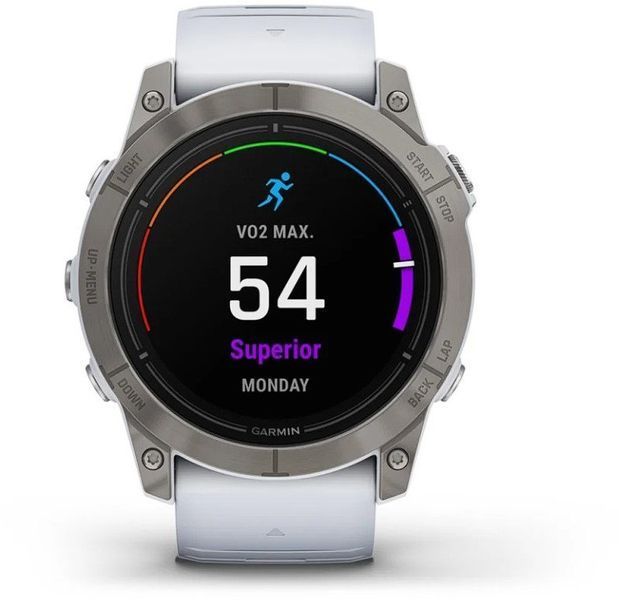 Смарт-часы Garmin Epix Pro (Gen 2) 51mm Sapphire Titanium with Whitestone Band 1118727 фото