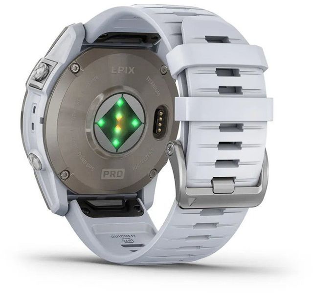 Смарт-часы Garmin Epix Pro (Gen 2) 51mm Sapphire Titanium with Whitestone Band 1118727 фото