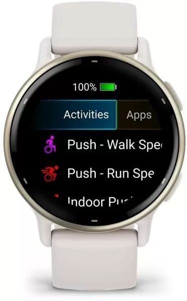 Смарт-годинник Garmin Vivoactive 5 Cream Gold Aluminium Bezel with Ivory Case and Silicone Band 1183623 фото