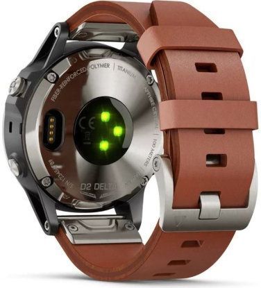 Смарт-часы Garmin D2 Delta Aviator Watch With Brown Leather Band 47mm 593186 фото