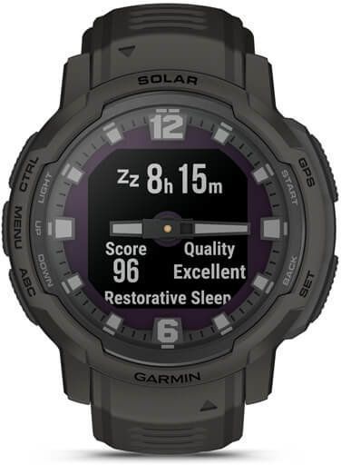 Смарт-годинник Garmin Instinct Crossover Solar Graphite 1006544 фото