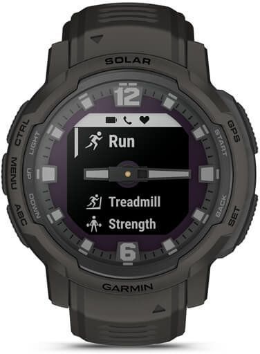 Смарт-годинник Garmin Instinct Crossover Solar Graphite 1006544 фото