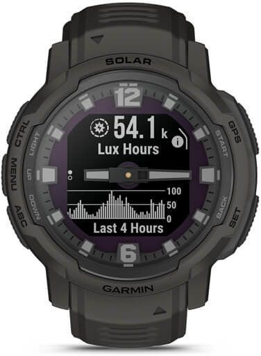 Смарт-годинник Garmin Instinct Crossover Solar Graphite 1006544 фото