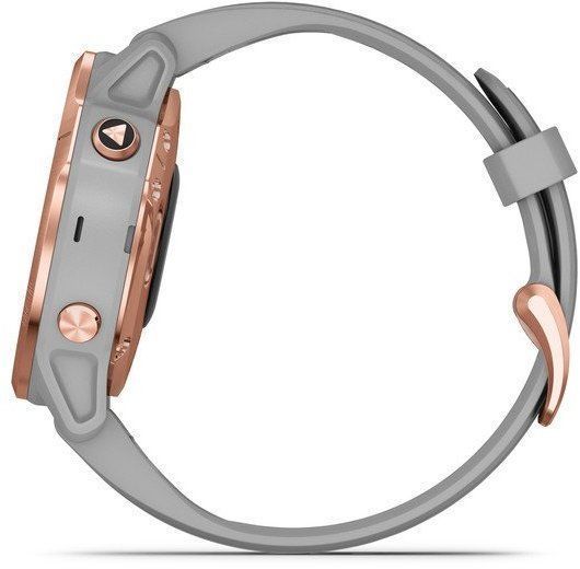 Смарт-годинник Garmin Fenix ​​6S Sapphire Editions Rose Gold-tone with Powder Gray Band 755033 фото
