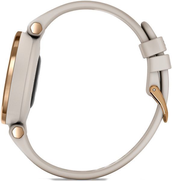 Смарт-годинник Garmin Lily Rose Gold Bezel with Light Sand Case and Silicone Band 835299 фото