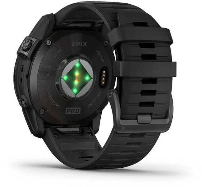 Смарт-часы Garmin Epix Pro (Gen 2) 51mm Slate Grey with Black Band 1118729 фото