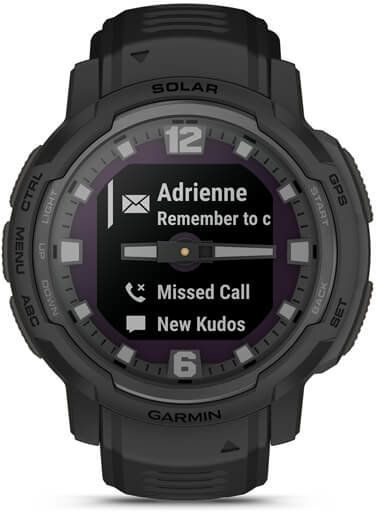 Смарт-часы Garmin Instinct Crossover Solar Tactical Edition Black 1006548 фото
