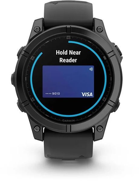Смарт-часы Garmin Fenix E 47mm Slate Grey Steel with Black Silicone Band 1346453 фото