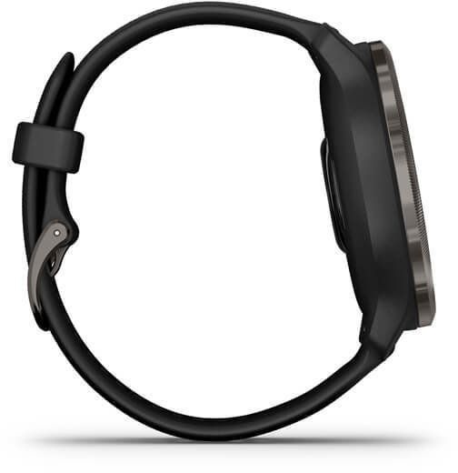 Смарт-годинник Garmin Venu 2 Slate Stainless Steel Bezel with Black Case and Silicone Band 815721 фото