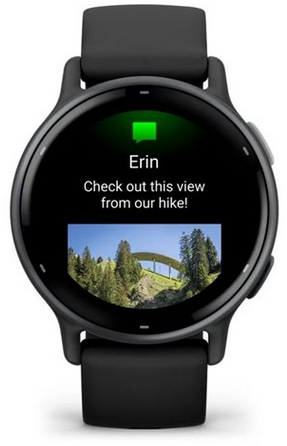 Смарт-годинник Garmin Vivoactive 5 Slate Aluminium Bezel with Black Case and Silicone Band 1183622 фото