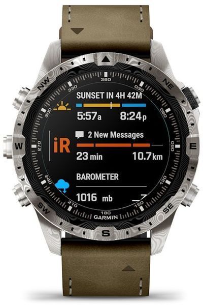 Смарт-часы Garmin MARQ Adventurer (Gen 2) Damascus Steel Edition Modern Tool Watch 1369468 фото