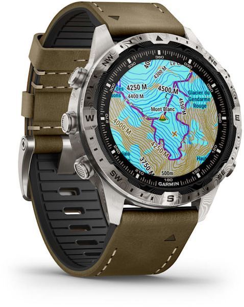Смарт-часы Garmin MARQ Adventurer (Gen 2) Damascus Steel Edition Modern Tool Watch 1369468 фото