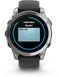 Смарт-часы Garmin Fenix E 47mm Stainless Steel with Black Silicone Band 1346389 фото 7