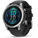 Смарт-часы Garmin Fenix E 47mm Stainless Steel with Black Silicone Band 1346389 фото 1